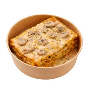 لازانیای مرغ و قارچ رژیمی