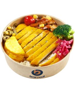 چیکن پلیت لایت رژیمی با برنج قهوه‌ای