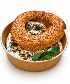 سیمیت گردو و پنیر رژیمی برای صبحانه