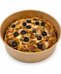 پیتزا مرغ و گوشت رژیمی